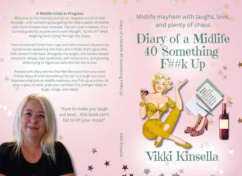Diary of a Midlife 40 Something F##k Up gift set - SIGNED